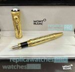 Best Quality Montblanc Writer's Edition Homage to Rudyard Kipling Fountain Pen Gold Metal